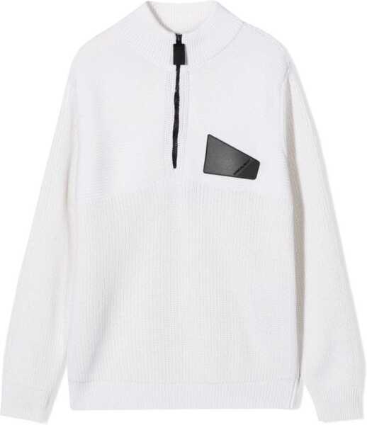 Pulovere casual Emporio Armani Pullover WHITE Baieti (BM 15743789) 2