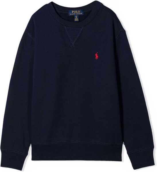 Hanorace Ralph Lauren Seasonal Fleece-Ls Cn-Tops-Knit BLUE Baieti (BM 15743834) 2