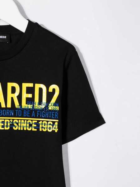 Tricouri DSQUARED2 Relax Maglietta BLACK Baieti (BM 15743837) 3