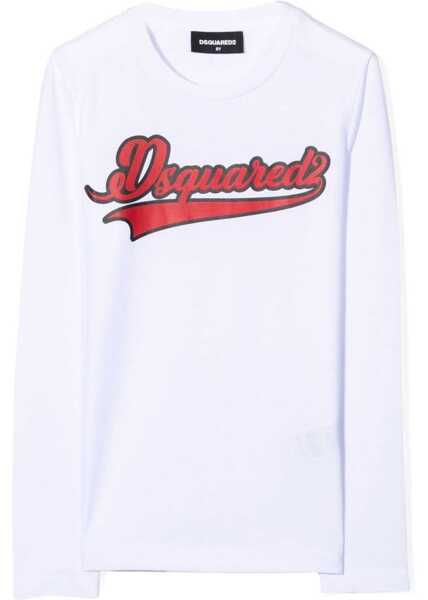 Tricouri DSQUARED2 Maglietta WHITE Fete (BM 15743888) 2