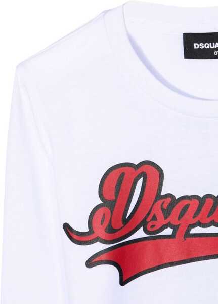 Tricouri DSQUARED2 Maglietta WHITE Fete (BM 15743888) 3