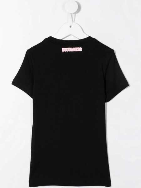 Tricouri DSQUARED2 Maglietta BLACK Fete (BM 15743915) 2