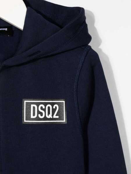 Hanorace DSQUARED2 Relax Felpa BLUE Fete (BM 15743927) 3