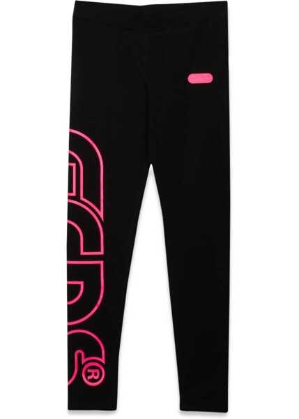 Pantaloni casual GCDS Jersey Stretch Girl BLACK Fete (BM 15743930) 2