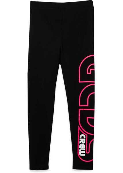 Pantaloni casual GCDS Jersey Stretch Girl BLACK Fete (BM 15743930) 4