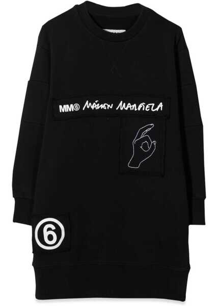 Rochii casual MM6 Maison Margiela Abito BLACK Fete (BM 15743972) 2