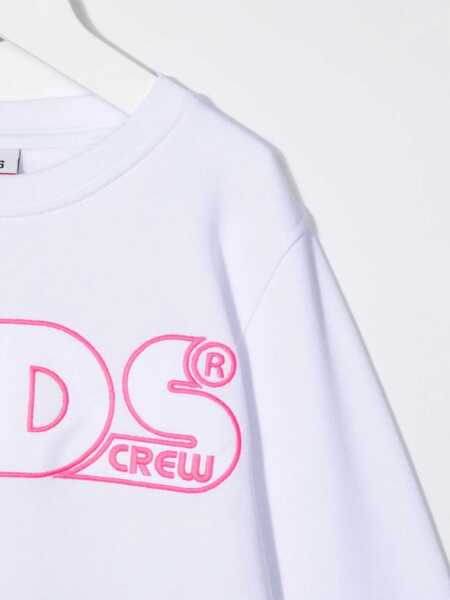 Hanorace GCDS Sweatshirt Cropped Girl WHITE Fete (BM 15743993) 3