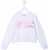 GCDS Sweatshirt Cropped Girl WHITE