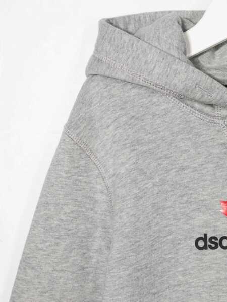 Hanorace DSQUARED2 Relax Felpa GREY Fete (BM 15744008) 3