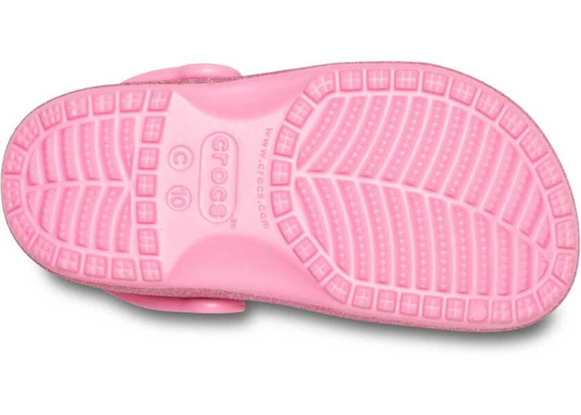 Sandale fara toc Crocs Classic Glitter Clog PINK Fete (BM 15744065) 4