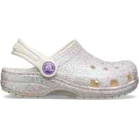 Sandale fara toc Classic Glitter Clog Fete