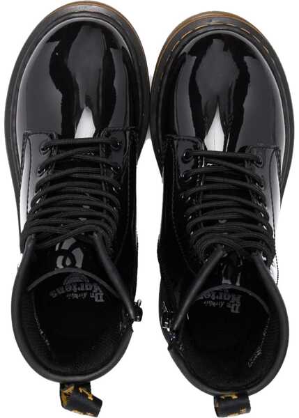 Ghete Dr. Martens 1460 J Black Patent Lamper BLACK Baieti (BM 15744095) 3
