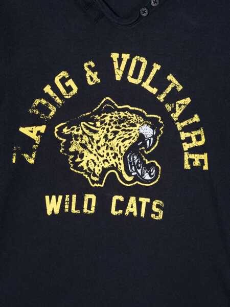 Tricouri Zadig & Voltaire Maglietta A Manica Lunga BLUE Fete (BM 15744128) 3