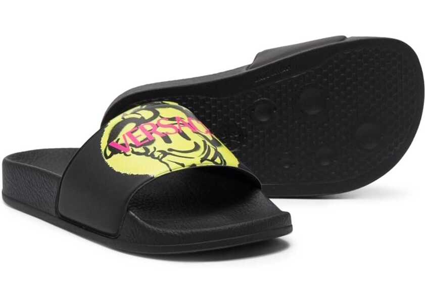 Sandale sport Versace Poolslide Gomma St.medusa Smile BLACK Baieti (BM 15744146) 3