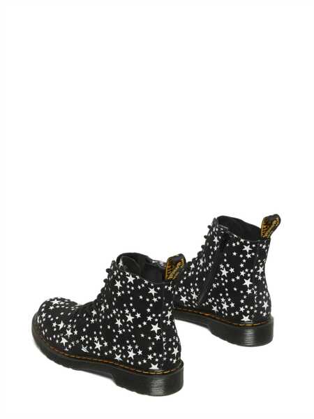 Ghete Dr. Martens Lace Boots 1460 Star Print BLACK Baieti (BM 15744206) 3