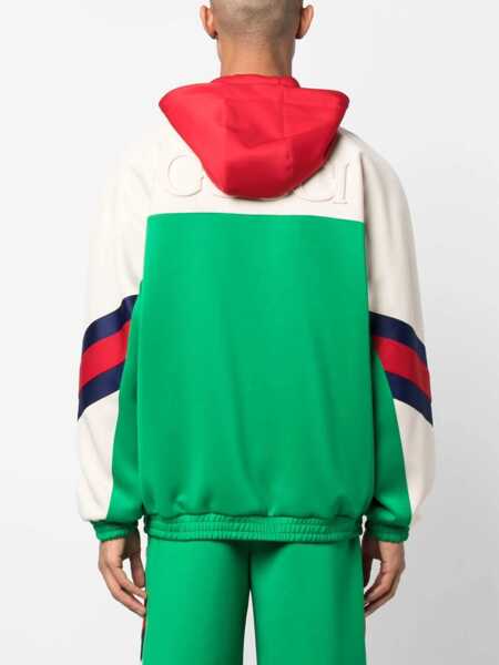 Bluze de trening Gucci Lightweight Neoprene Zippered Jacket MULTICOLOUR Barbati (BM 15744278) 4