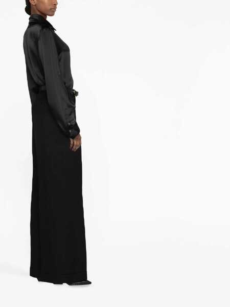 Pantaloni casual Gucci Wool Pants BLACK Femei (BM 15744281) 3