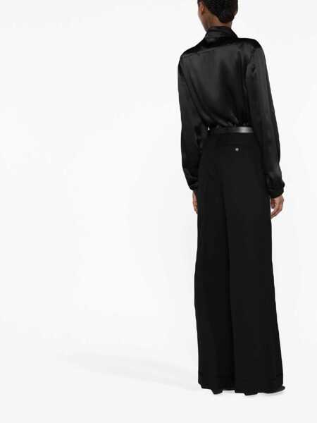 Pantaloni casual Gucci Wool Pants BLACK Femei (BM 15744281) 4