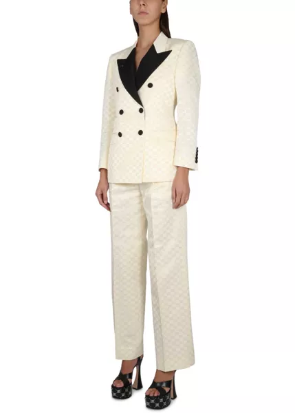 Sacouri office Gucci Cotton Jacket Gg BEIGE Femei (BM 15744284) 2