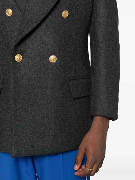 Sacouri office Gucci Elegant Cashmere Jacket GREY Barbati (BM 15744314) 5