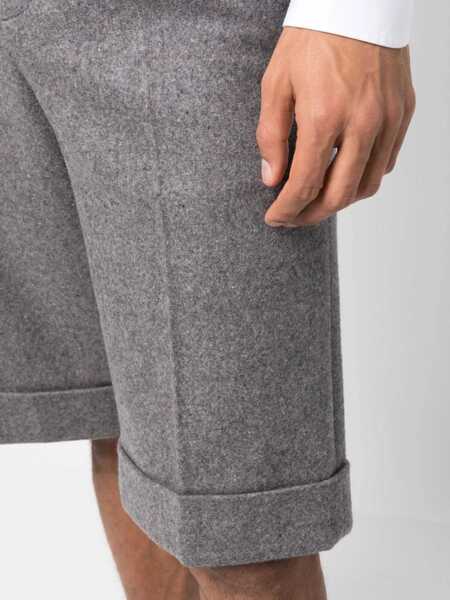Pantaloni scurti Gucci Melange Cloth Shorts GREY Barbati (BM 15744329) 5