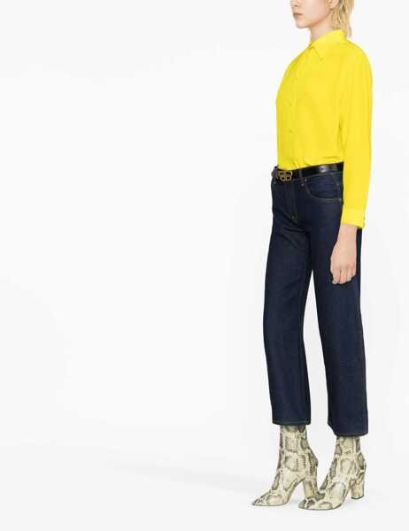 Camasi office Gucci Silk Shirt YELLOW Femei (BM 15744341) 4
