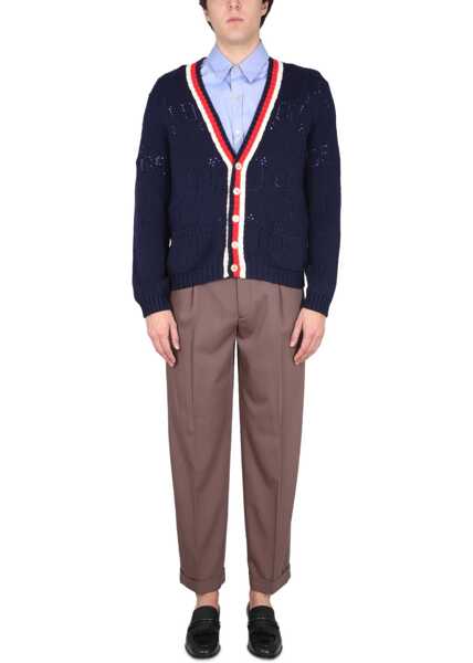 Camasi casual Gucci Shirt With Bear On Pocket BABY BLUE Barbati (BM 15744386) 2