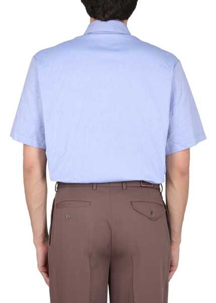 Camasi casual Gucci Shirt With Bear On Pocket BABY BLUE Barbati (BM 15744386) 4