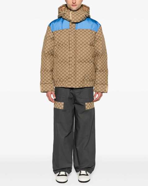 Pantaloni casual Gucci Cotton Fabric Pants With Gg Inserts MULTICOLOUR Barbati (BM 15744401) 2