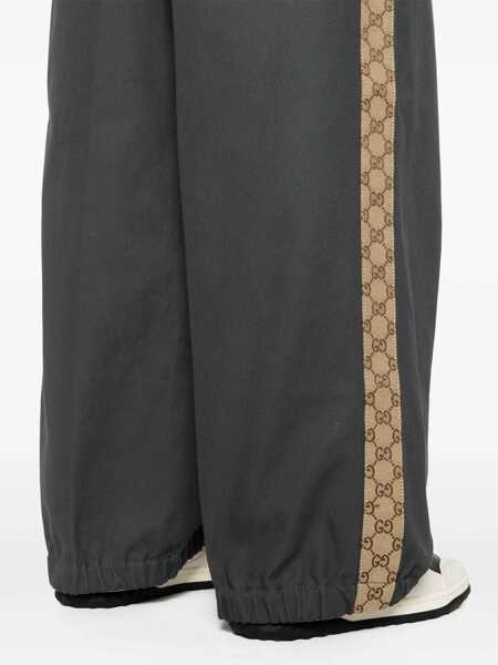 Pantaloni casual Gucci Cotton Fabric Pants With Gg Inserts MULTICOLOUR Barbati (BM 15744401) 5