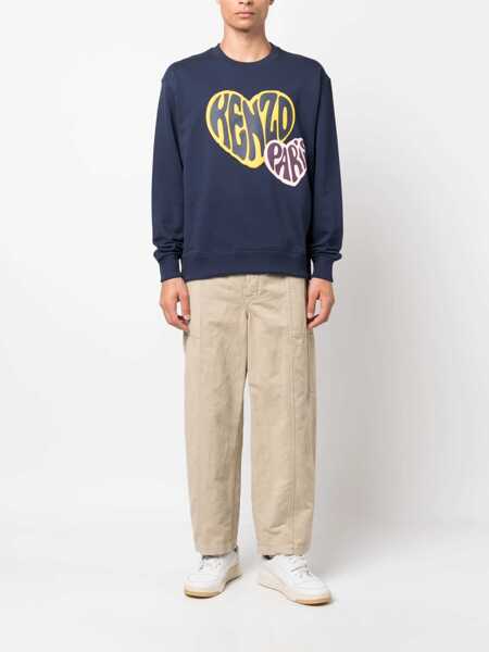 Bluze de trening Kenzo Sweatshirt With Logo BLUE Barbati (BM 15744407) 2