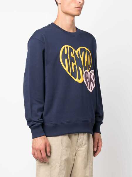 Bluze de trening Kenzo Sweatshirt With Logo BLUE Barbati (BM 15744407) 3