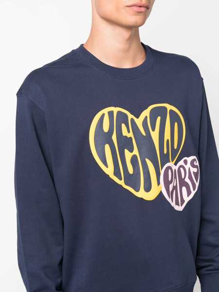 Bluze de trening Kenzo Sweatshirt With Logo BLUE Barbati (BM 15744407) 5