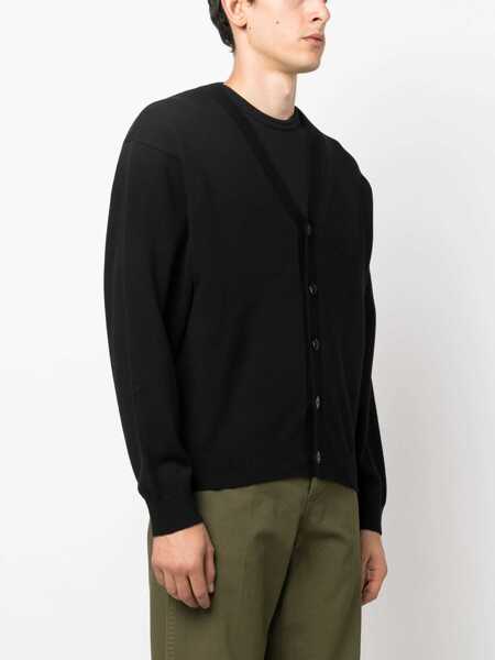 Cardigane Kenzo Cardigan With Embroidered Tiger Academy BLACK Barbati (BM 15744410) 4