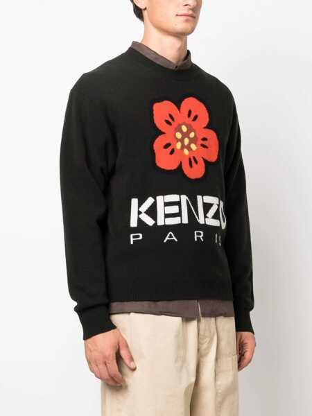 Bluze de trening Kenzo Jersey With Embroidery Boke Flower BLACK Barbati (BM 15744419) 3