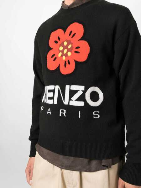 Bluze de trening Kenzo Jersey With Embroidery Boke Flower BLACK Barbati (BM 15744419) 5