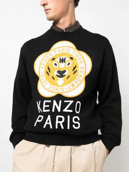 Pulovere casual Kenzo Jersey With Logo BLACK Barbati (BM 15744428) 5