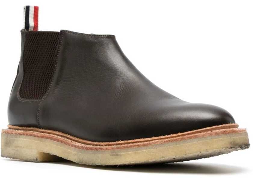 Ghete Thom Browne Chelsea Boot BROWN Barbati (BM 15744458) 2