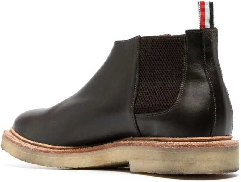 Ghete Thom Browne Chelsea Boot BROWN Barbati (BM 15744458) 3