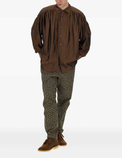 Camasi casual AE Oversize Shirt BROWN Barbati (BM 15744707) 2