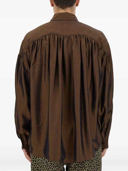 Camasi casual AE Oversize Shirt BROWN Barbati (BM 15744707) 3