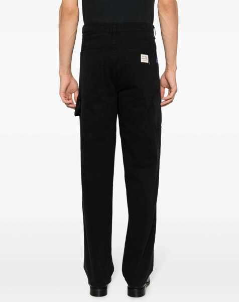 Blugi drepti AWAKE NY Cotton Jeans BLACK Barbati (BM 15744749) 4