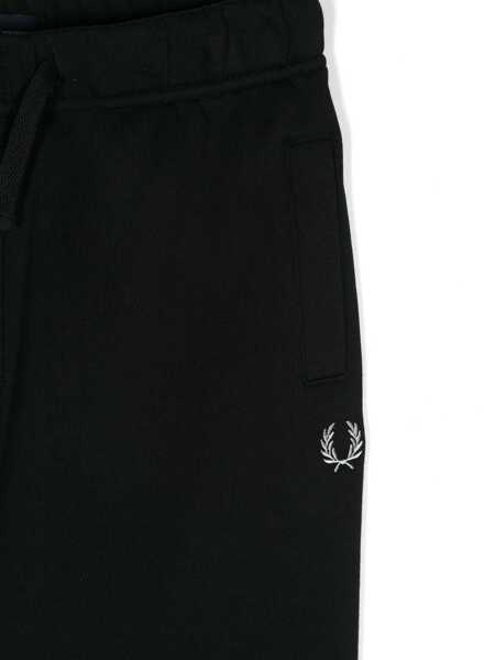 Pantaloni casual Fred Perry Loopback Sweatpant BLACK Baieti (BM 15744845) 3
