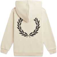 Bluze de trening Fred Perry pentru Baieti - Bluze de trening Fred Perry Front Back Graphic Hoodie WHITE Baieti (BM 15744866) - B-mall.ro