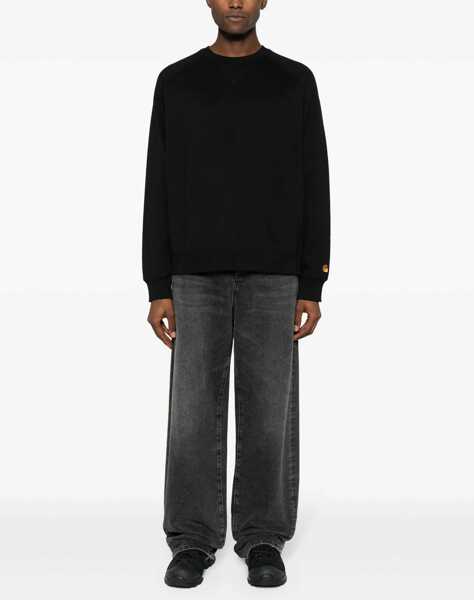 Bluze de trening Carhartt Cotton Chase Sweatshirt BLACK Barbati (BM 15744947) 2