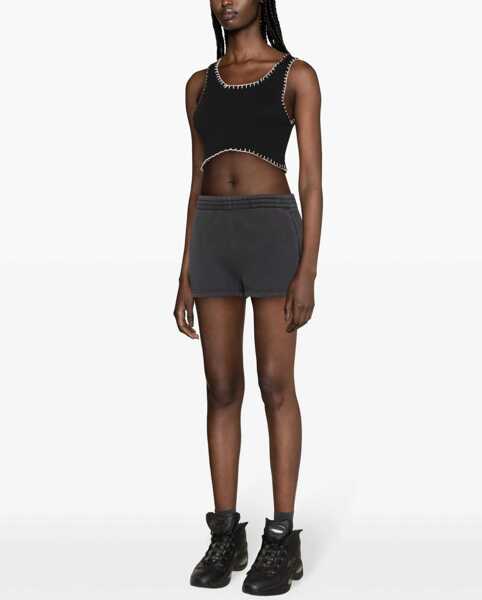 Pantaloni scurti Alexander Wang Shorts With Logo CHARCOAL Femei (BM 15744962) 3