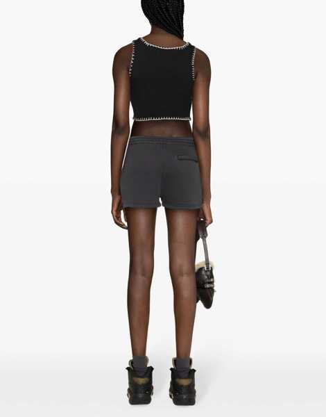 Pantaloni scurti Alexander Wang Shorts With Logo CHARCOAL Femei (BM 15744962) 4