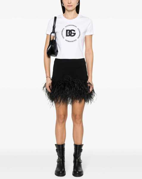 Tricouri Dolce & Gabbana T-Shirt With Logo WHITE Femei (BM 15745007) 2