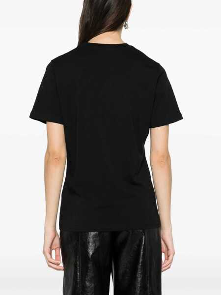 Tricouri Moschino T-Shirt With Logo BLACK Femei (BM 15745232) 4