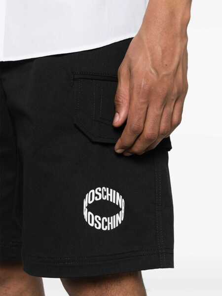 Pantaloni scurti Moschino Bermuda With Logo BLACK Barbati (BM 15745307) 5